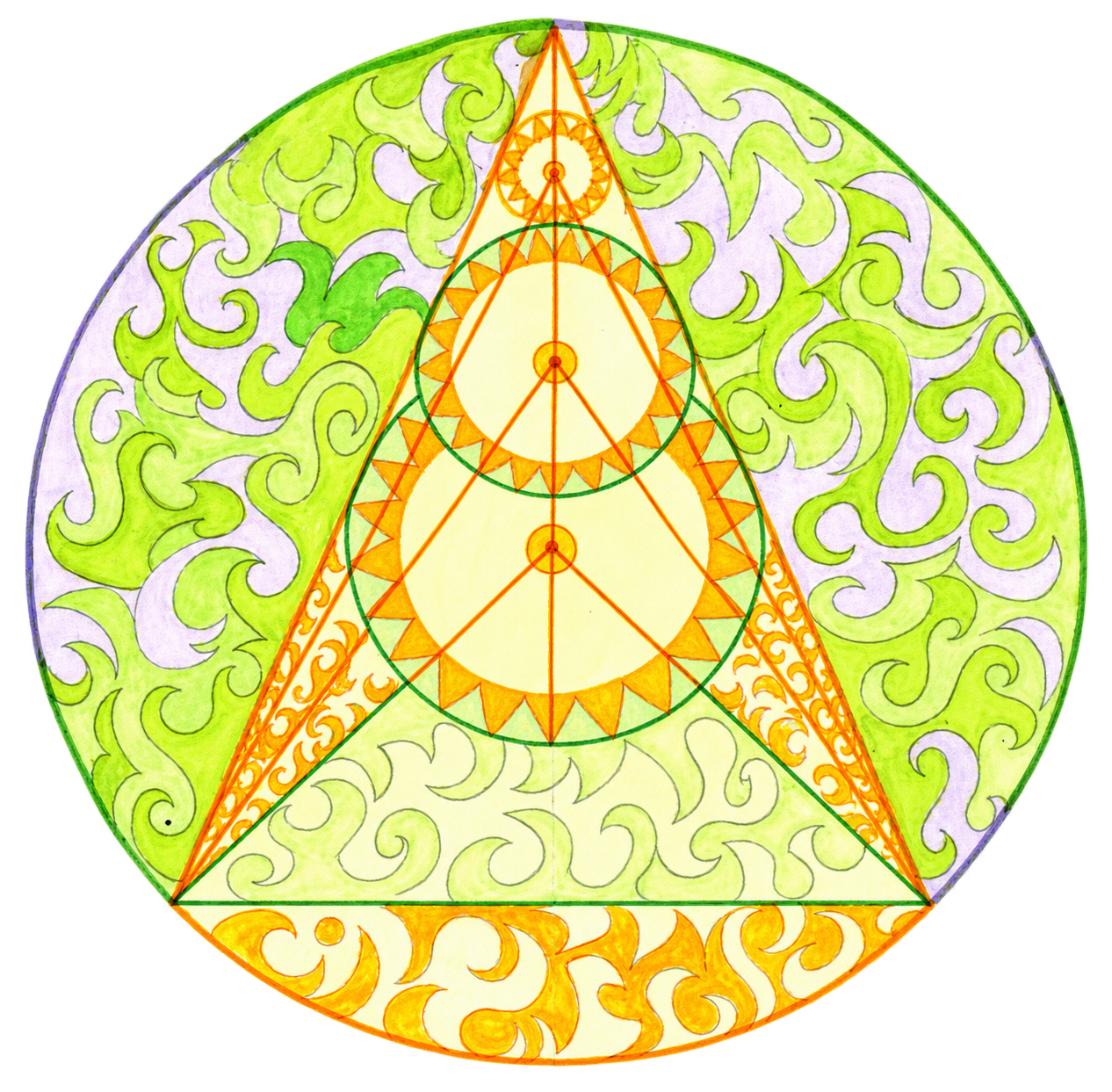 Growth of the Soul — original hand-drawn Ascended Grace artwork